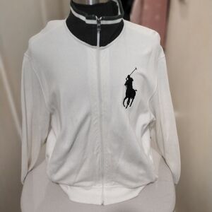 Polo by Ralph Lauren White Bomber Jacket
